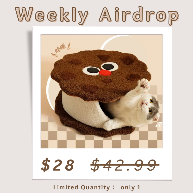 【Weekly Airdrop 3.16-3.22】Sweet Snuggle! Chocolate Sandwich Pet Bed