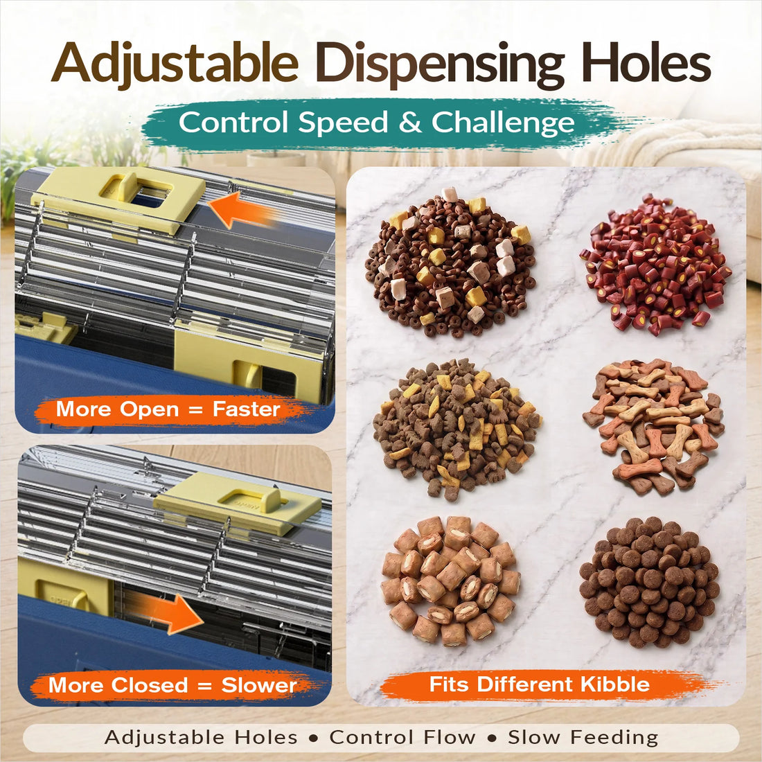 【KADTC】Smart Rotating Treat Dispenser Puzzle (Hardness Level 3)