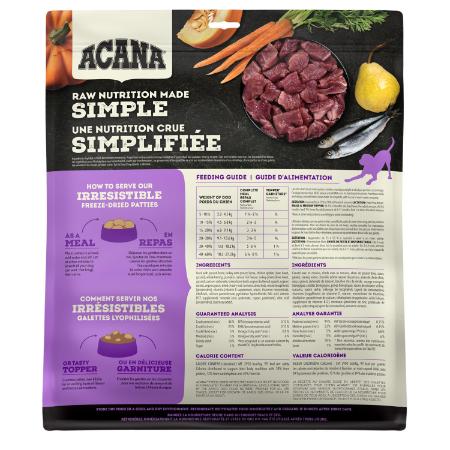 【Acana】Dog Freeze-Dried Food Patties Duck Recipe Patties Duck Recipe - 397g