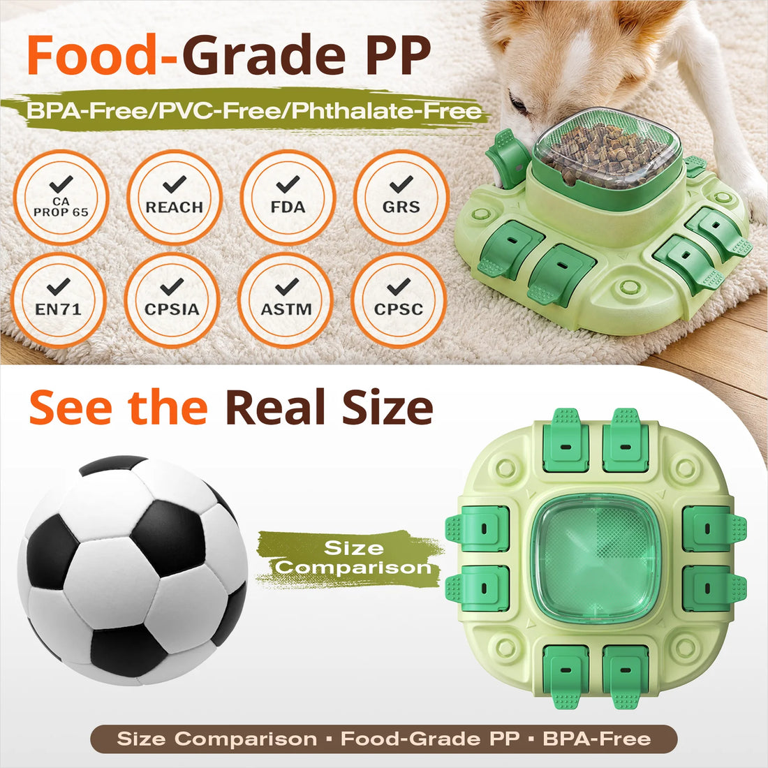 【KADTC】Food Castle Interactive Puzzle Feeder (Hardness Level 2)