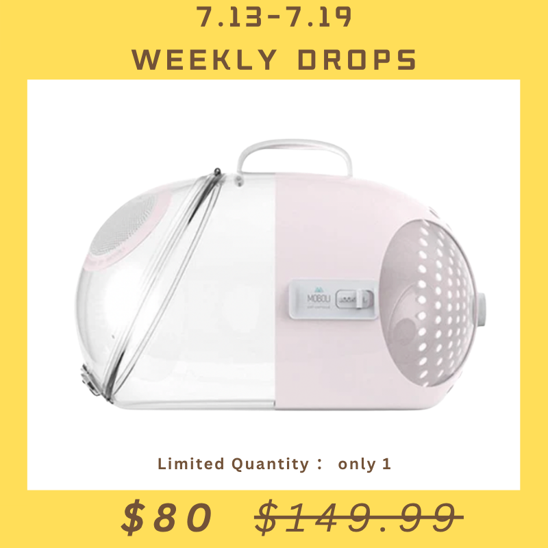 【Weekly Drops】【MOBOLI】Travel Capsule Carrier - Pink