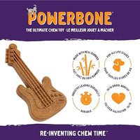 【Powerbone】The Ultimate Chew Toy - Guitar Dog 9.5"