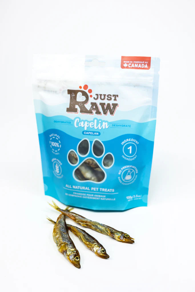【Just Raw】Dehydrated Capelin - 3.5oz
