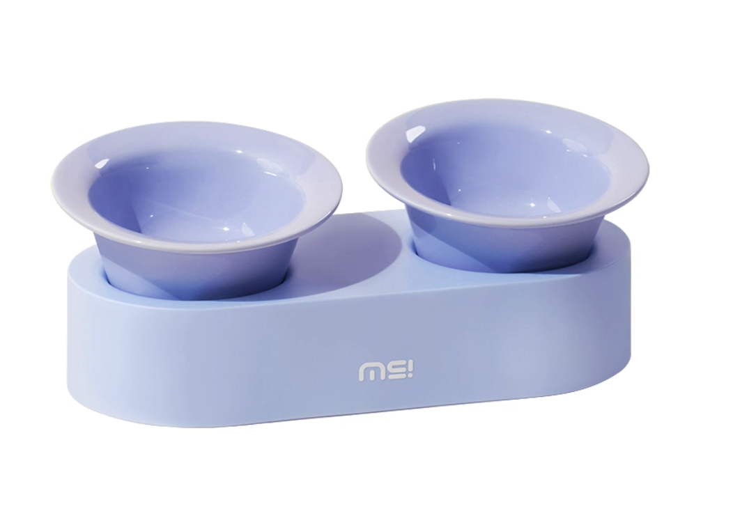 【Makesure】Cute Elevated Ceramic Pet Bowl