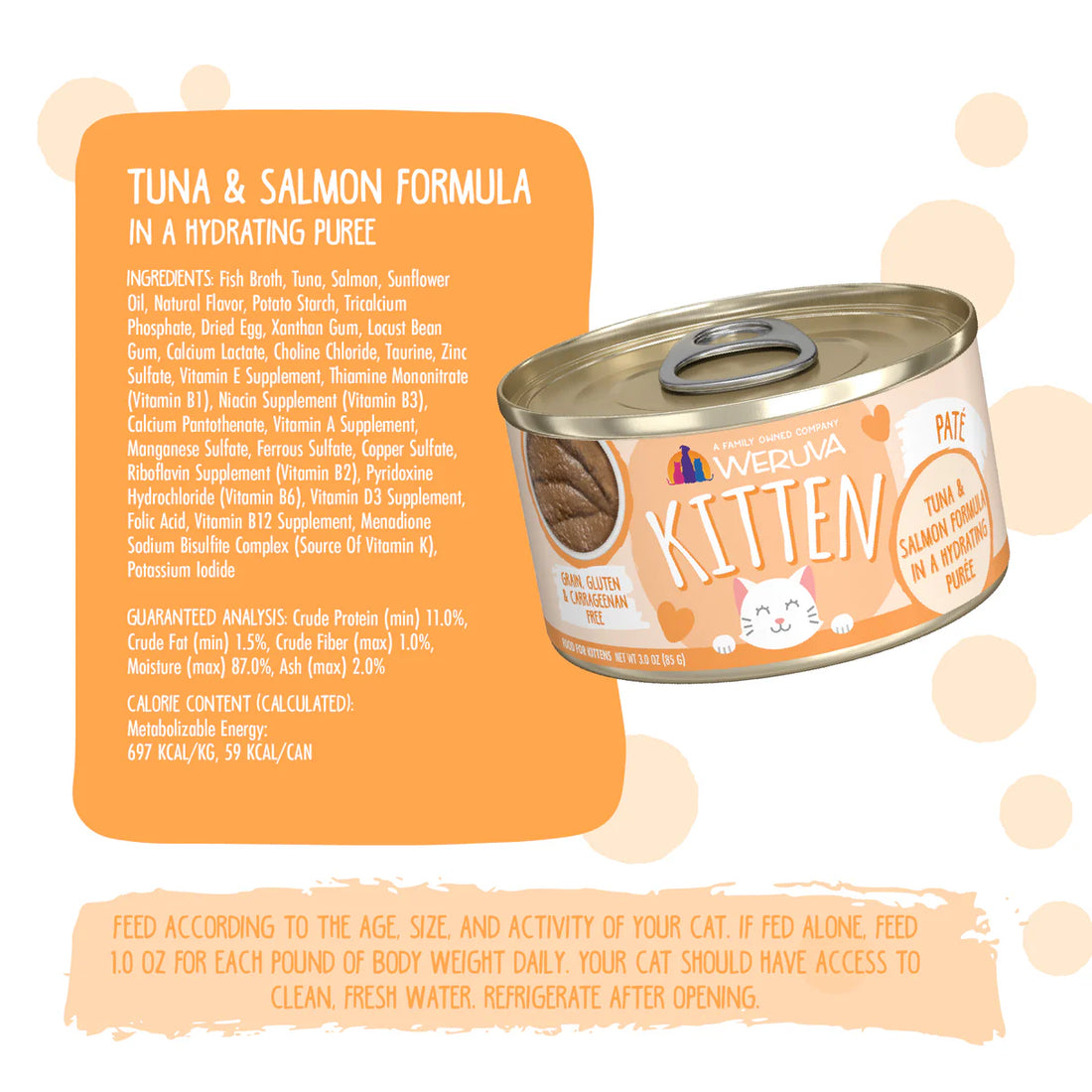 【Weruva - Kitten】Tuna & Salmon Formula in a Hydrating Purée