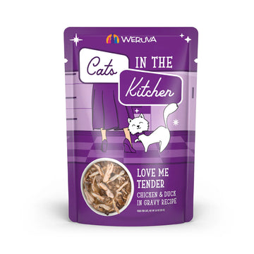 【WERUVA】Cats in the Kitchen Paté - Love Me Tender - Chicken & Duck in Gravy - 3oz