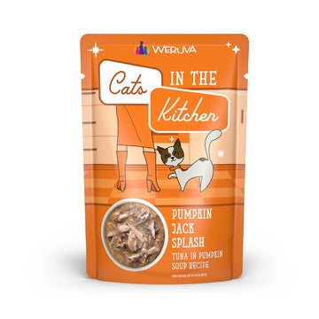 【WERUVA】Cats in the Kitchen Paté - Pumpkin Jack Splash - Tuna in Pumpkin Soup - 3oz