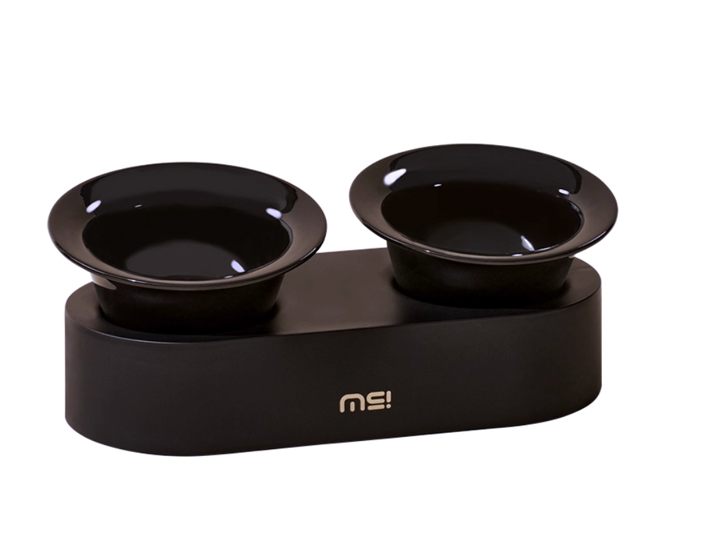 【Makesure】Cute Elevated Ceramic Pet Bowl