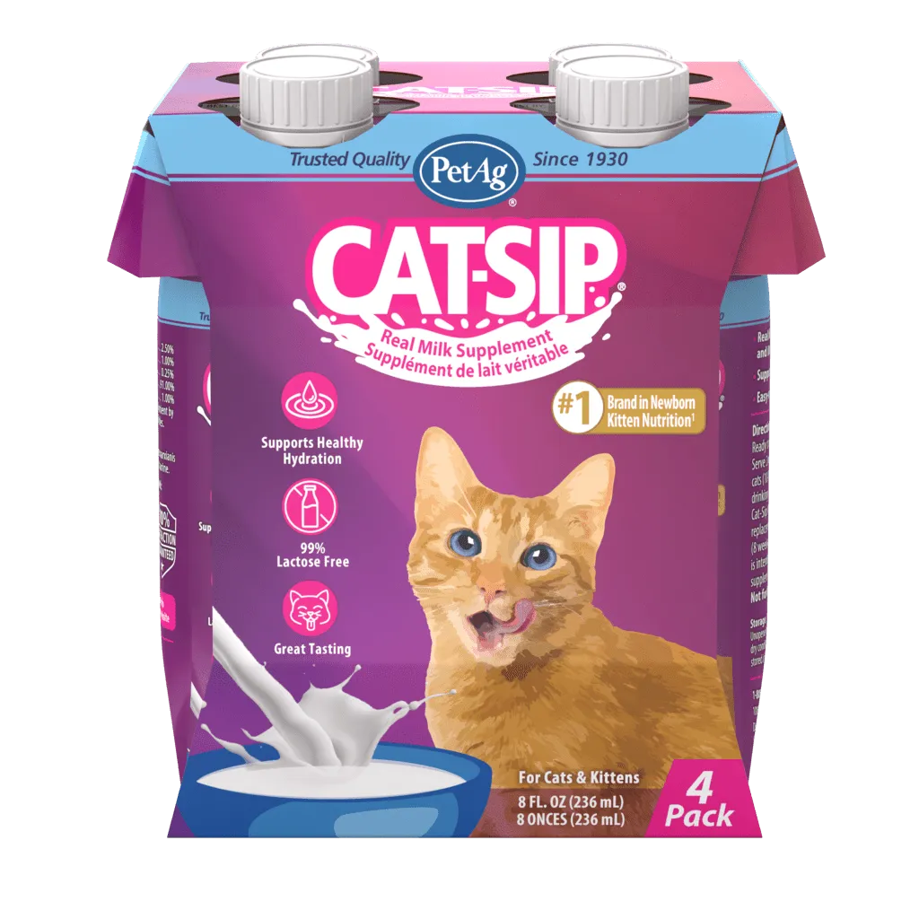【PetAg】Cat-Sip Real Milk Supplement 8oz