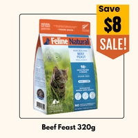 【April Special：$ 8 off】 Feline Natural Cat Freeze Dried Food 320g