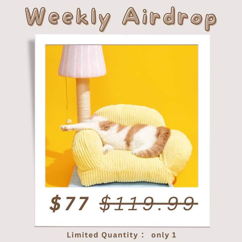 【Weekly Airdrop 3.23-3.29】PURLAB Meow Living Room Multi-Purpose Cat Tree
