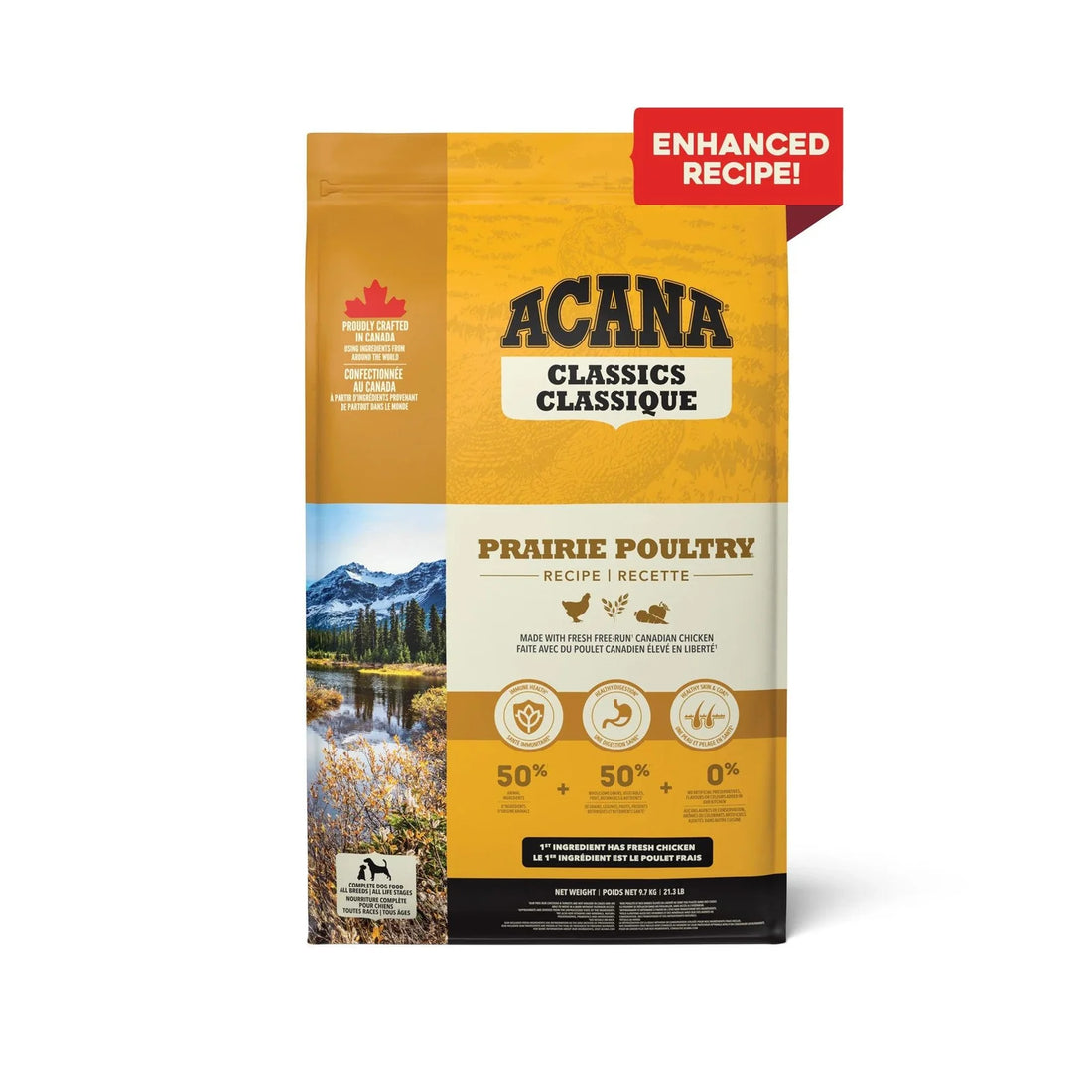 【Acana】Dog Dry Food-Classics Prairie Poultry Recipe - 9.7kg