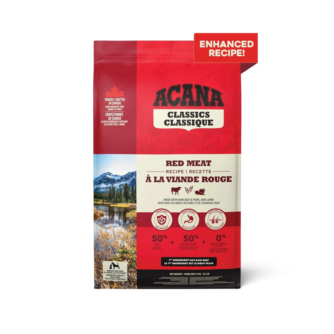 【Acana】Dog Dry Food -Classics Red Meat Recipe - 9.7kg