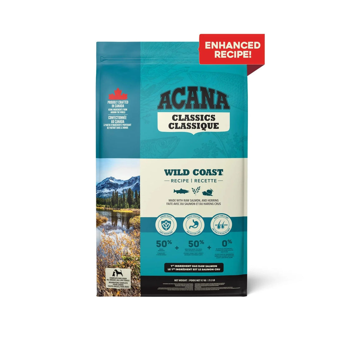 【Acana】Dog Dry Food -Classics Wild Coast Recipe - 9.7kg