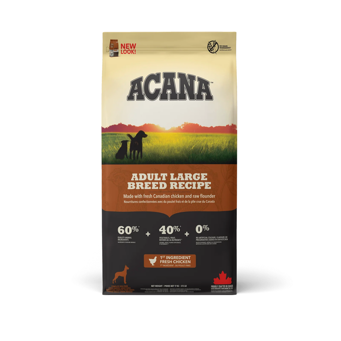 【Acana】Dog Dry Food - Adult Large Breed Recipe - 11.4kg & 17kg