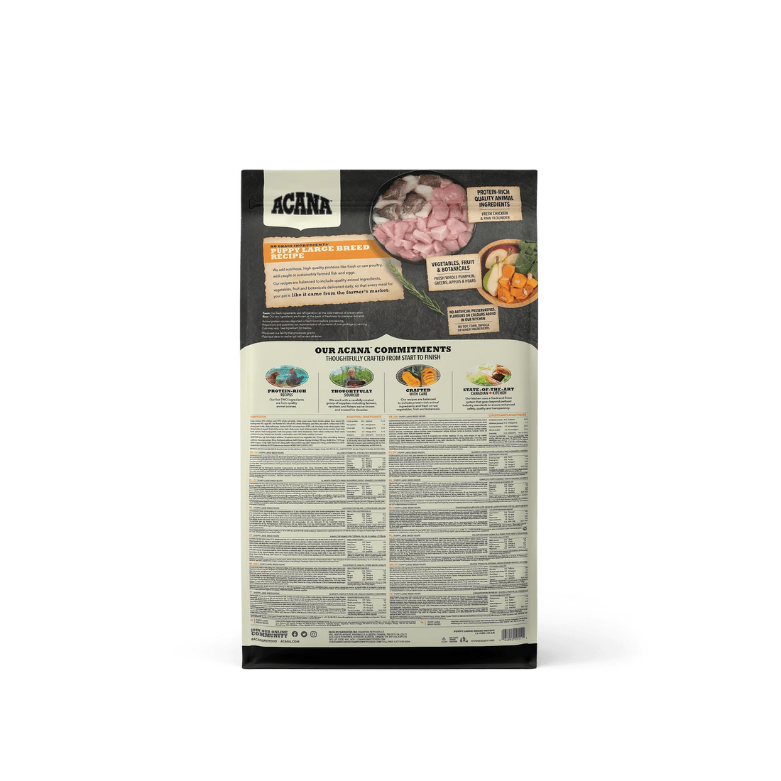 【Acana】Dog Dry Food - Puppy Large Breed Recipe - 11.4kg