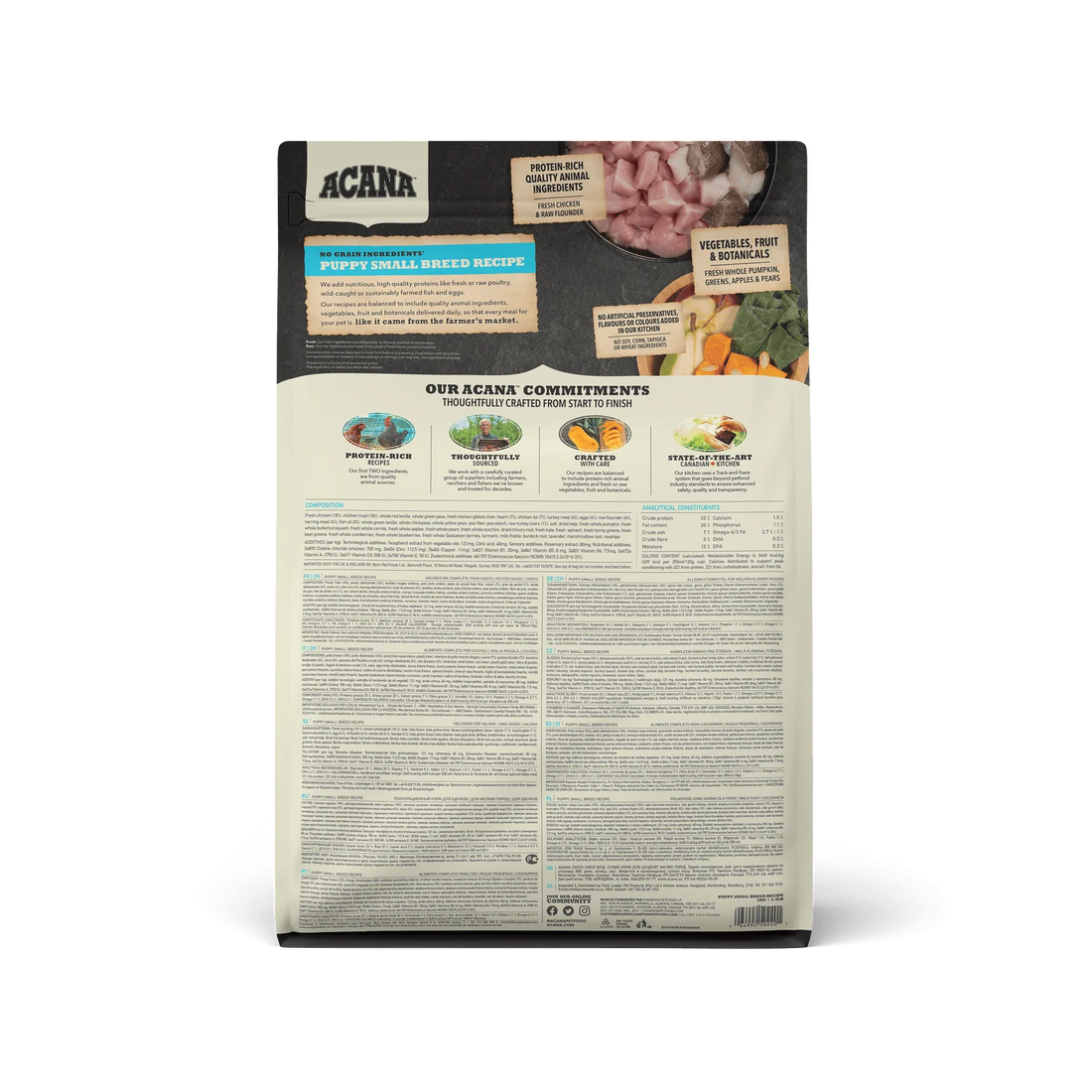 Acana】Dog Dry Food- Puppy Small Breed Recipe - 2kg – PawPawDear Acana】Dog Dry Food- Puppy Small Breed Recipe - 2kg – PawPawDear