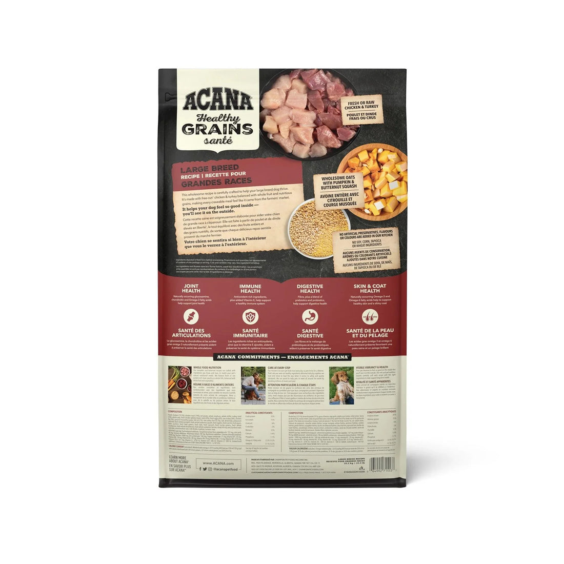【Acana】Dog Dry Food - Healthy Grains Large Breed Recipe - 10.2 kg