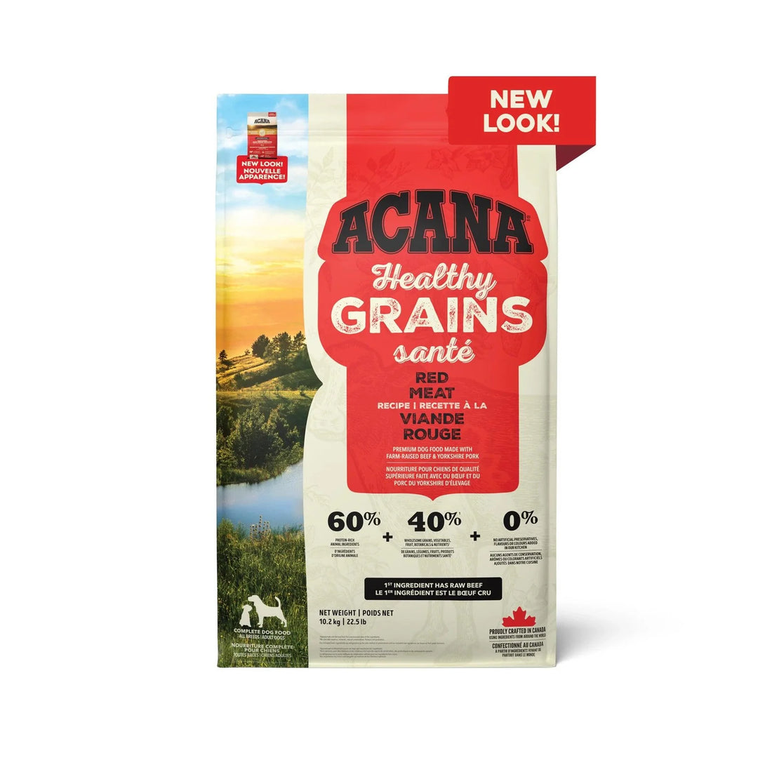 【Acana】Dog Dry Food- Healthy Grains Ranch-Raised Red Meat Recipe- 1.8kg