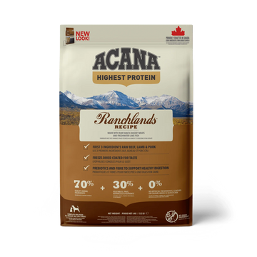 【Acana】Dog Dry Food - Highest Protein Ranchlands - 11.4kg