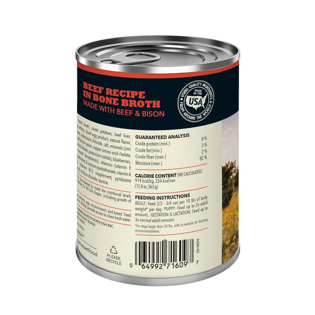 【Acana】Dog Premium Chunks - Beef Recipe in Bone Broth - 363g