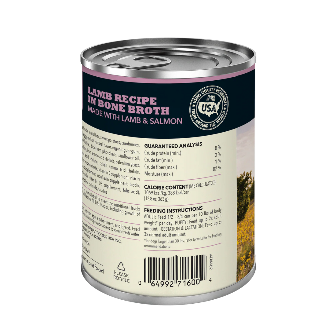 【Acana】Dog Premium Chunks - Lamb Recipe in Bone Broth - 363g