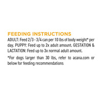 【Acana】Dog Premium Chunks - Poultry Recipe in Bone Broth - 363g