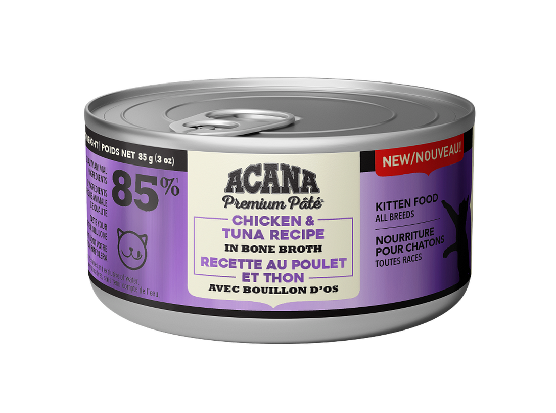 【Acana】Kitten Premium Pâté - Chicken & Tuna Recipe in Bone Broth - 85g