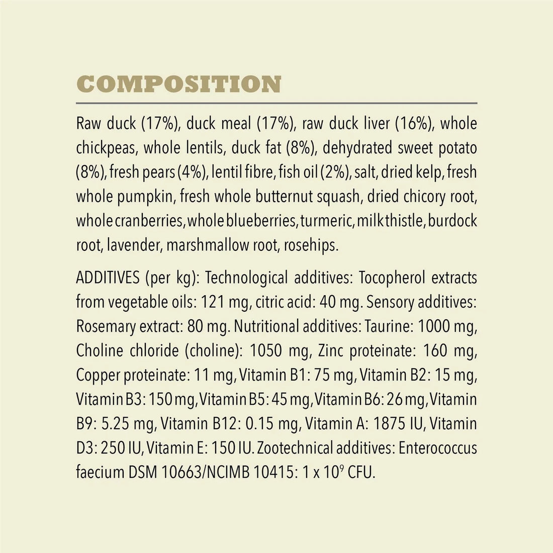 【Acana】 Dog Dry Food - Singles Duck + Pear Recipe - 1.8kg & 5.4kg