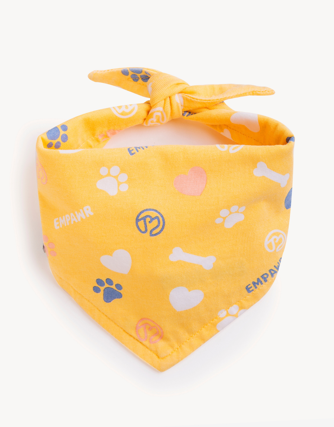 【EMPAWR】Reversible Dog Bandana - Baby Yellow