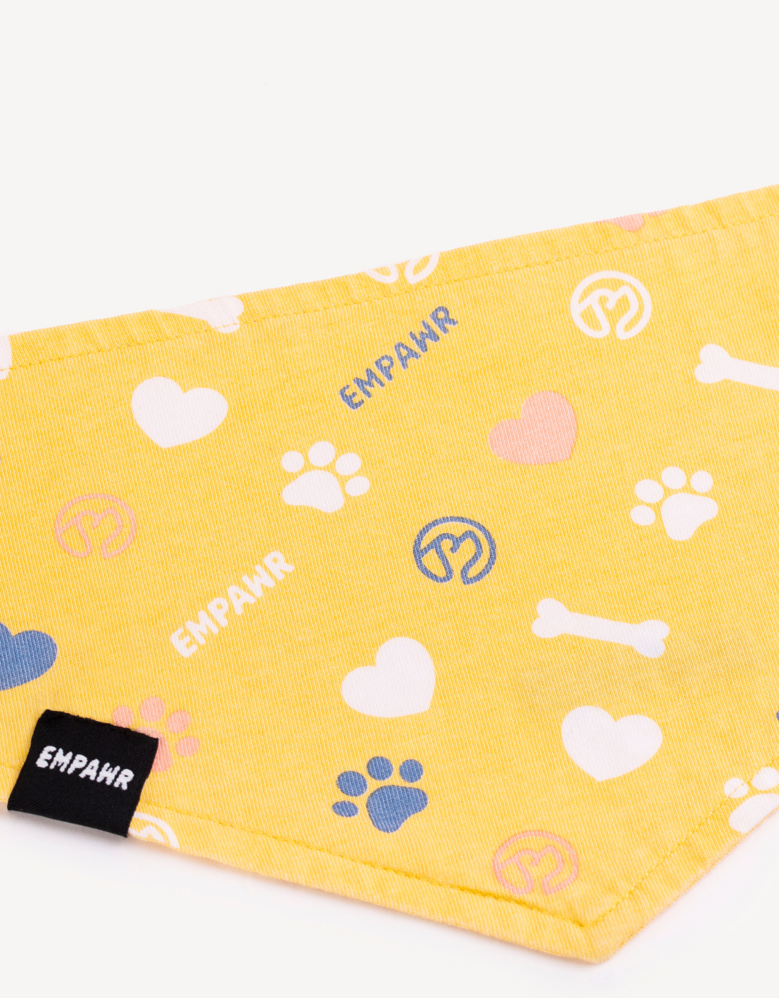【EMPAWR】Reversible Dog Bandana - Baby Yellow