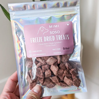 【Mimi & Soso】Dogs & Cats - Freeze Dried Treats - Bison Meatballs - 50g