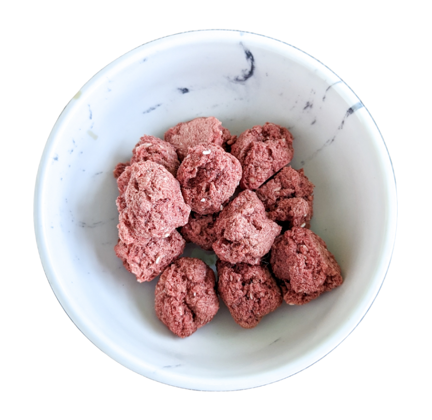 【Mimi & Soso】Dogs & Cats - Freeze Dried Treats - Bison Meatballs - 50g