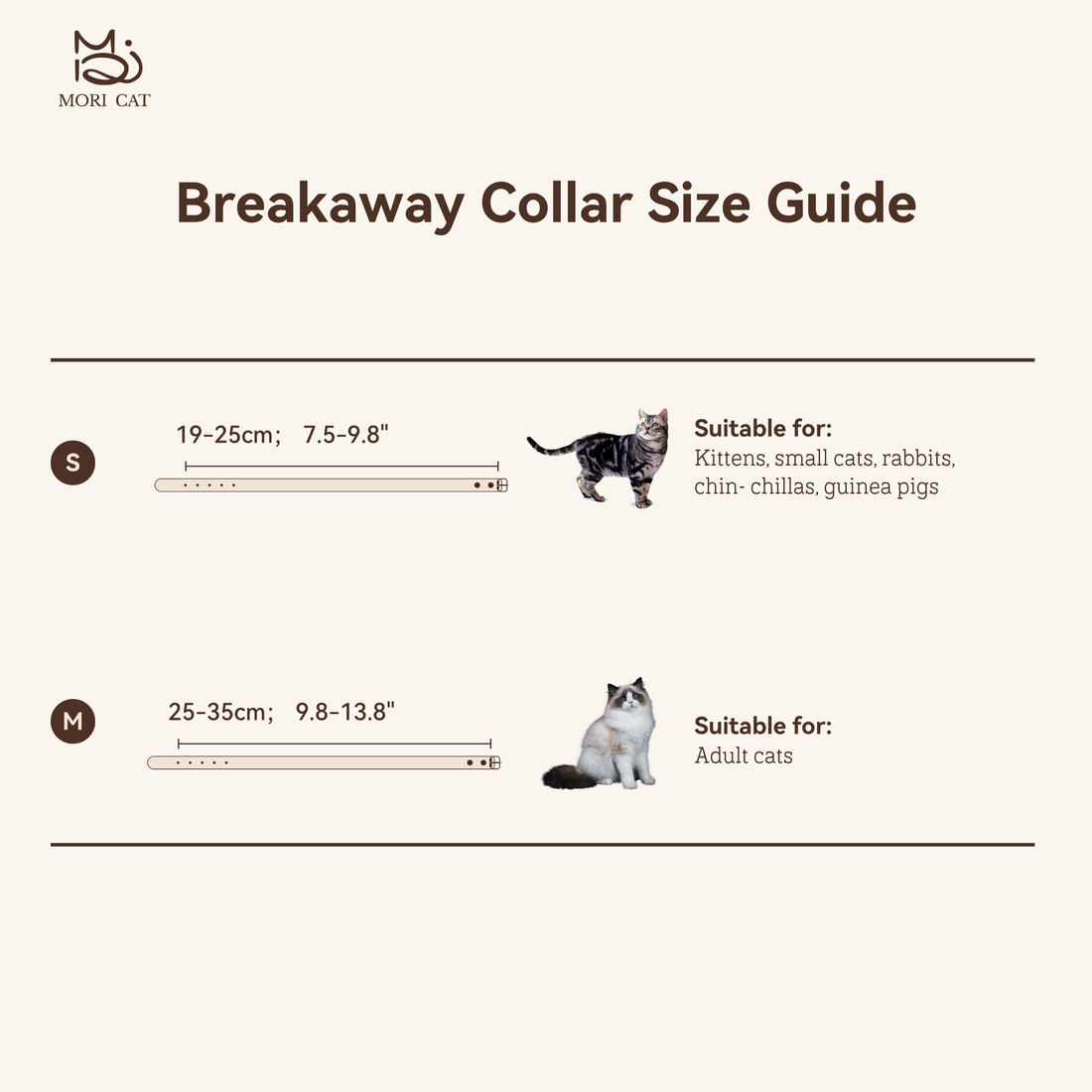 【Mori Cat】MoriCat Soft Breakaway Cat Collar
