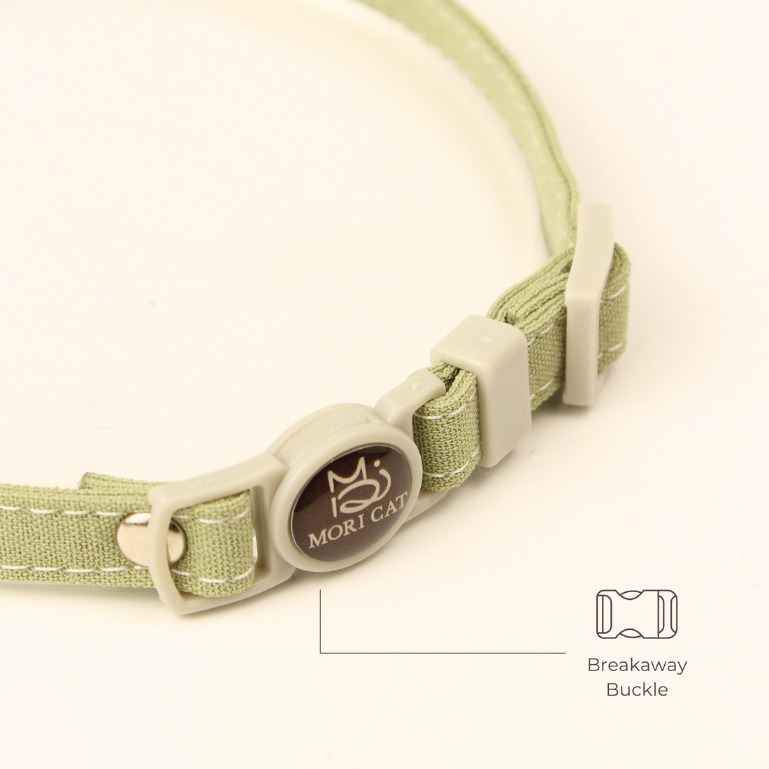 【Mori Cat】MoriCat Soft Breakaway Cat Collar