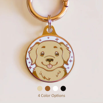 【The Boop Shop】Dog ID Tags-Golden Retriever Dog ID Tag | Goldie