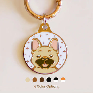 【The Boop Shop】Dog ID Tags-French Bulldog Dog ID Tag | Frenchie