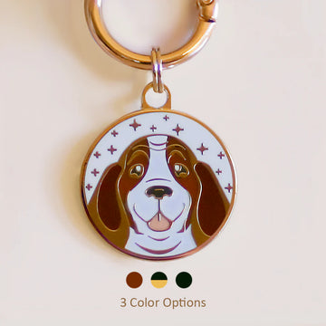 【The Boop Shop】Dog ID Tags-Hound Dog ID Tag | Basset Hound
