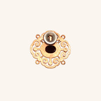 【Mori Cat】Pet Collar With Cultural Ornament Gem – Auspicious Clouds