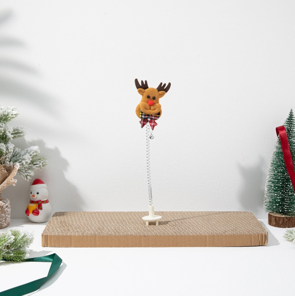 【Clearance】Christmas Cat Scratchboard Add-on Toy
