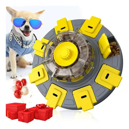 【KADTC】Lucky Spinner Interactive Puzzle Feeder (Grey) (Hardness Level 2)