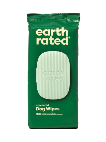 【Earth Rated】Plant-Based Grooming Wipes for Dogs - Unscented
