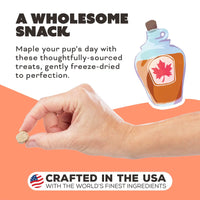 【PRIMAL】Dog - Freeze-Dried Treats - You Maple My Day - Pork, Maple, Goat Milk