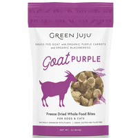 【Green Juju】Freeze Dried Whole Food Bites Goat Purple -  3oz / 85g