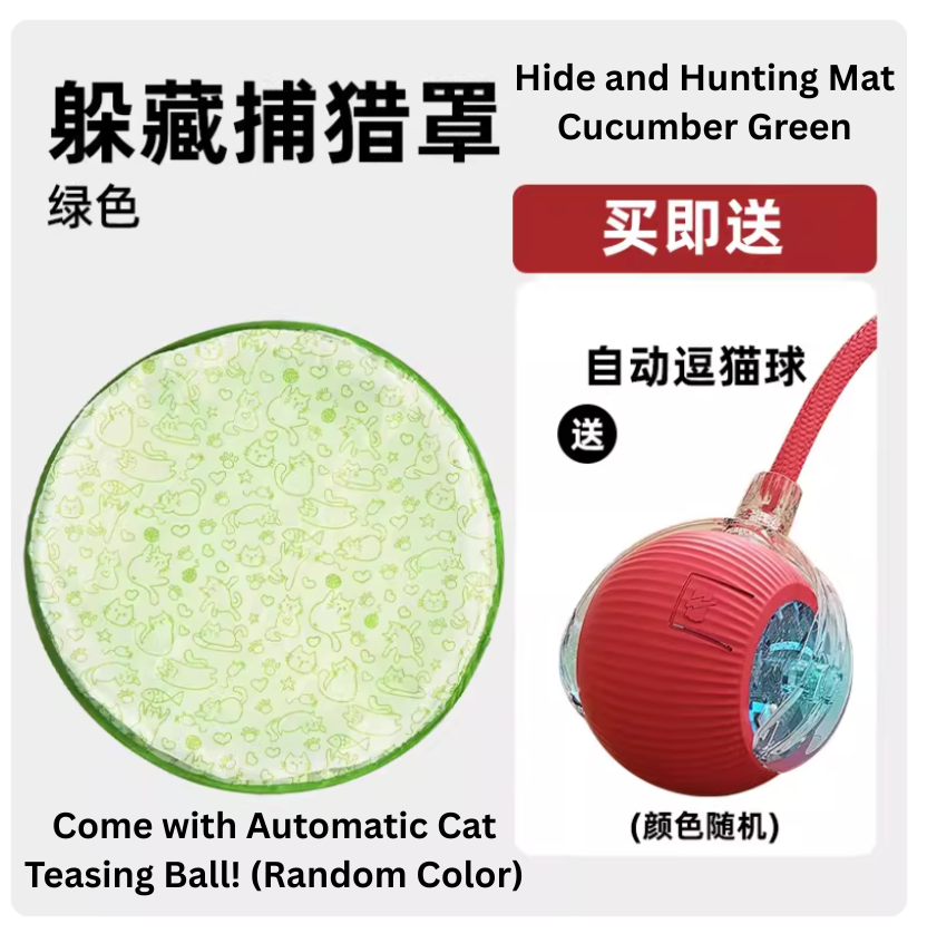 Cat Hide and Hunting Mat