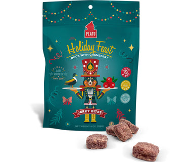 【Plato Pet Treats】Dog Treats -  Holiday Feast - Duck and Cranberry 4oz