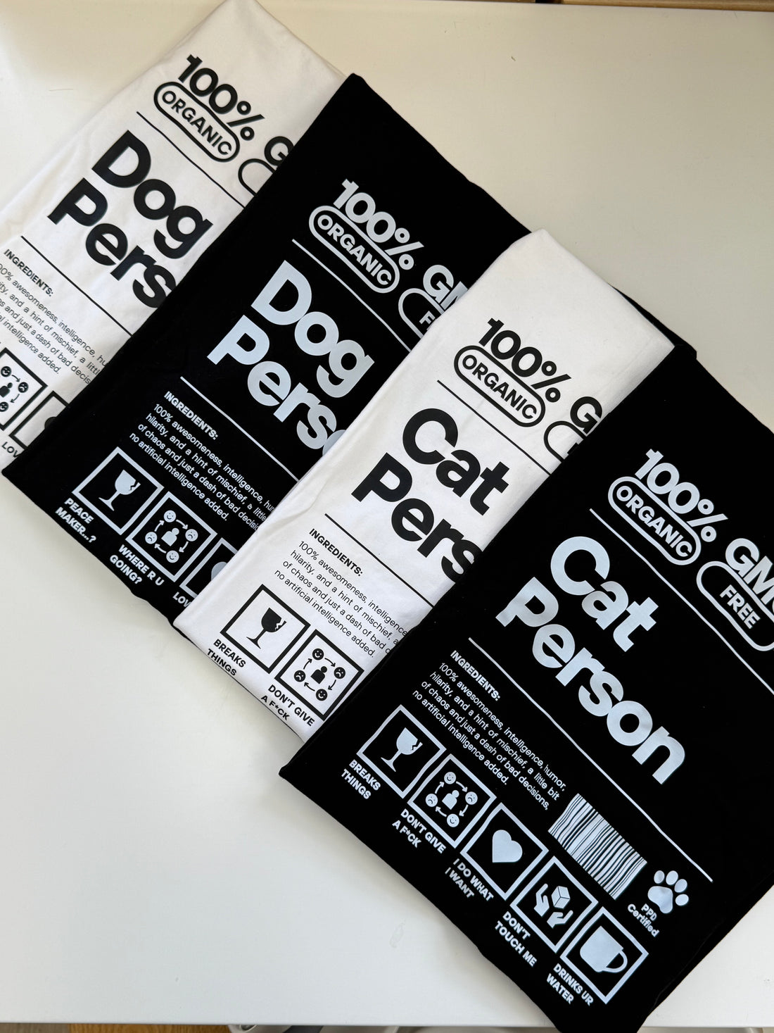 Cat Person & Dog Person CuTee – Cute T-Shirt for Pet Lovers