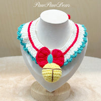 【Purrfect Handcrafts】Christmas Jingle Bell Bowtie Pet Bib