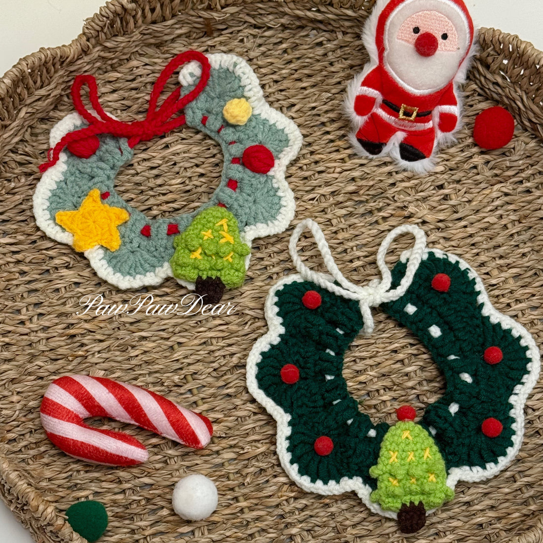 【Purrfect Handcrafts】Christmas Holiday Cheer Pet Bib