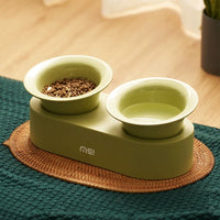 【Makesure】Cute Elevated Ceramic Pet Bowl